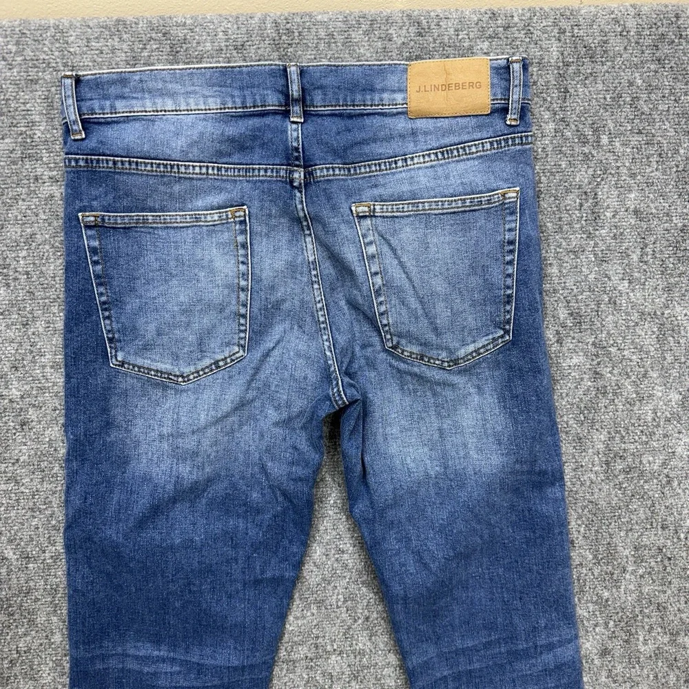 J. Lindeberg Jeans Jay Mid Rise Slim Fit Denim men's size 33 33x32